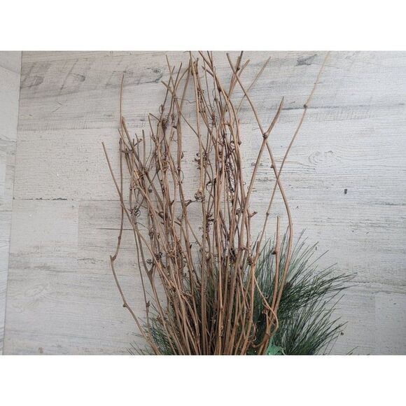 Enchanted Forest hanging unique wreath Pinecone pine tree froth home decor - Picture 12 of 13